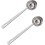 Long Handle Measuring Spoon Extra Long for Deep Containers Jars 15ml 2-Pack Polished Mirror Finish 1