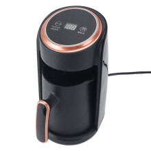 Caffettiera turca da 600 W, riscaldamento rapido, caraffa in acciaio inox per 4 tazze.