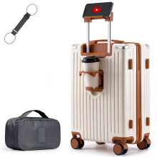 20-inch Cabin Suitcase with Cup Holders