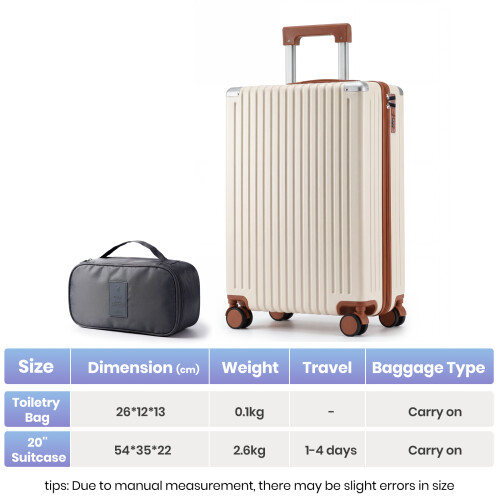 20-inch Cabin Suitcase with Cup Holders 2