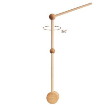 Mobielstandaard voor babybedje, houten mobielstandaard voor commode