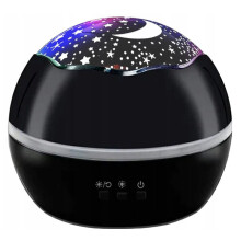 Night Light Projector with Rotating Stars & 4 Colour Options - Portable Sleep Aid for Children & Adults