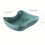 Rectangular Soap Dish, Plastic Double Layer Leaf Design with Drainage for Bathroom Sink 1