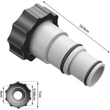 Pool Hose Adapter 4-Pack Compatible with Filter Pump 1.25 Inch to 1.5 Inch Leakproof Connection