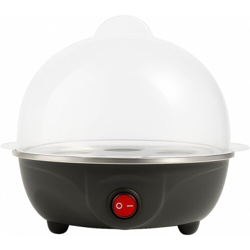 7 Egg Capacity Electric Egg Cooker, Automatic Shut-Off, Compact Design for Easy Storage and Cleaning