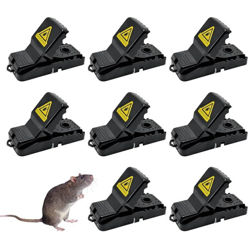 Reusable Mousetrap Safety Design Washable Multi-Room Use Alloy Plastic Construction