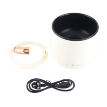 Mini Cooker with Automatic Temperature Control, Insulated Portable Electric Pot for Dorms and Travel