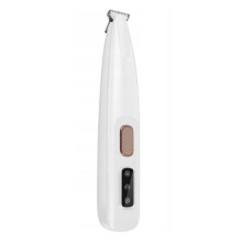 Draadloze nagelknipper voor huisdieren, stille werking met 120 LED-verlichting voor stressvrij trimmen.