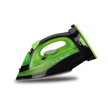 Plancha de vapor con suela de cerámica, potente vapor y función de autolimpieza, calentamiento rápido de 2400 W.