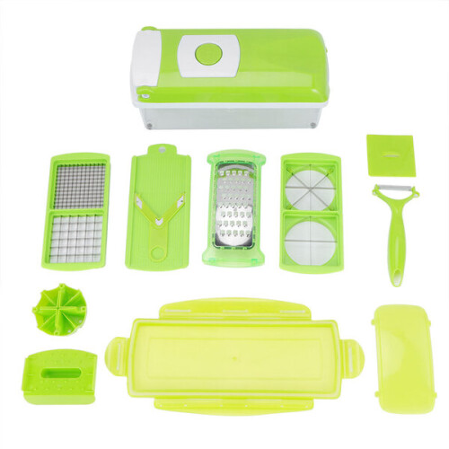 Affettatrice per verdure con lame multi-taglio per insalate e cucina