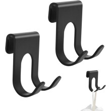 Porta rasoio adesivo, confezione da 2, montaggio a parete senza foratura per bagno, cucina e armadio.