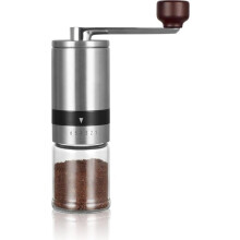 Macinacaffè manuale, portatile in ceramica con 6 impostazioni precise, capacità 20 g.