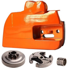 Kettingzaag kettingrem koppeling zijdeksel en koppelingsdrum .325" 7T voor Husqvarna 340 345 346 350