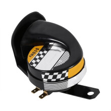 Gorgeri Universele Mini Elektronische Luide Slakhoorn voor Motorfiets, Luide Vocale Luidspreker, 12V 510HZ Slakhoorn Trompet