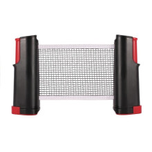 Pingpongnet - LIA - 190 cm - Draagbaar - Zwart/Rood - Training