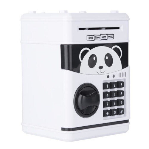Panda spaarpot met kluis en toonbank