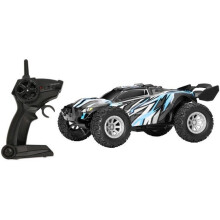 Op afstand bestuurbare auto - RC driftauto met LED-verlichting - schaal 1/32 - zwart