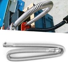 2,5 cm/1 inch stalen uitlaatpijp voor gasverwarming op de parkeerplaats (120 cm/47,2 inch)