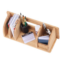 Puppenhaus-Desktop-Bücherregal Buche 7,3  2,5  2,5 cm