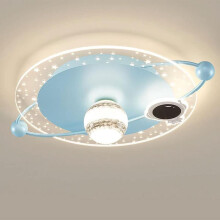 Plafonnier LED pour enfants, motif astronaute, design moderne planète lune, 31 W, pour chambre, salon, salle à manger