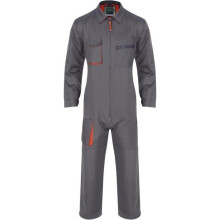 Werkoverall voor heren met meerdere zakken met ritssluiting, monteurswerkkleding, maten S-4XL, grijs - YONGHS