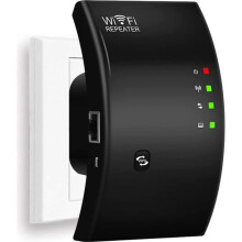 WiFi-repeater, krachtige WiFi-versterker, N300 WiFi-extender, WiFi-signaalversterker, 1 Ethernet-poort