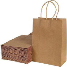 Cadeautasjes - Niet gespecificeerd - 30 stuks - Kraftpapier - 21 x 15 x 8 cm - Milieuvriendelijk