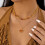 Fashion Y Shaped Multi Layer Collarbone Necklace Featuring-1249 7