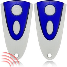 Set van 2 afstandsbedieningen voor garagedeuren, compatibel met Novoferm Novotron 502 MAX43-2 en Novotron 512 MIX43-2 (433,92 MHz).