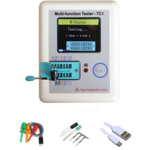 LCR-TC1 Multifunctionele TFT-transistor tester, full-color grafisch display, inclusief oplaadbare lithiumbatterij