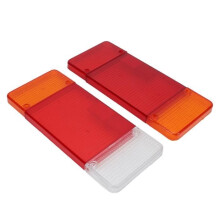 Fdit Truck Achterlicht Lens Cover Set van 2 Achterlichtbehuizingen voor Vrachtwagens Links Rechts Rood Oranje