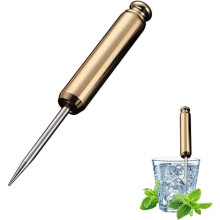 IJspick, ijsblokjesgereedschap van roestvrij staal in Japanse stijl, voor cocktails, kamperen, bars en keukens.