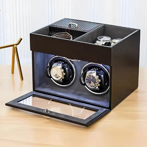 Watch Winders for 2 Watches with Storage Box 1