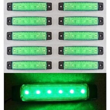 10x LED-achterlichten met contourverlichting (24V) voor vrachtwagen, trailer en caravan.