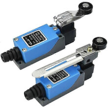 2 Pcs ME-8108 Limit Switch AC250V 5A Adjustable Rotating Arm 2 NC 2 NO for Industrial Control Garage Doors