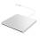 External CD DVD Drive Type C USB 3.0 Silver Portable Burner Reader compatible with Windows Linux OS Laptops Desktops 1