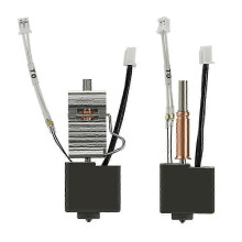 Hotend Nozzle Kit compatible with Anycubic Kobra 3, 0.4mm Hardened Steel Nozzle, Aluminium Construction, Heat Resistant, Wear and Corrosion Resistant