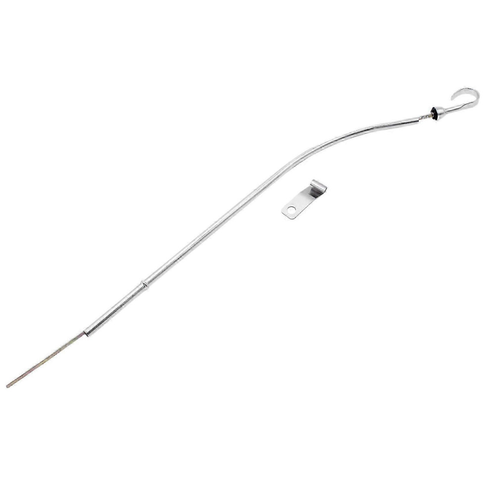 Engine Oil Dipstick Tube Compatible With Chevrolet Small Block Sbc 1980-1985 262 305 350 400 Passenger Side 23 Inch Steel Silver 6966168165132