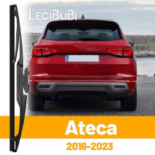 Takalasinpyyhkimen sulka, yhteensopiva Seat Ateca 2016-2023 mustan luonnonkumin takaluukun ikkunan varaosa