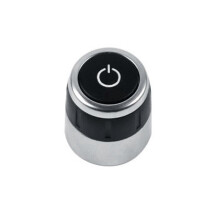 Bouton rotatif de volume radio compatible avec BMW X3 F25 2011-2017 X4 F26 2013-2018, plastique argenté et noir