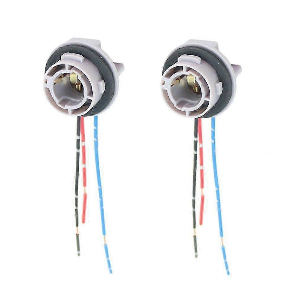 1157 Rear Bulb Socket Wiring Harness 2 Pieces Compatible With Renault Megane 3 Citroen C4 10Cm Cable For Turn Signal Brake Side S Light 6966168168690