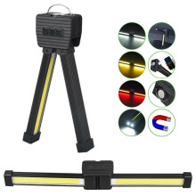 Portable Magnetic Gym Pose Lamp 7 Gear Dimmable IPX4 Waterproof Rechargeable 3 Light Modes for Fitness Camping Selfie Repair