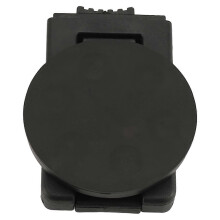 Magnetic Tool Belt Clip Black Plastic Non-Slip Holder Fits Up To 2.04 Inch Belts With Dual Locks For Construction Hardware Storage