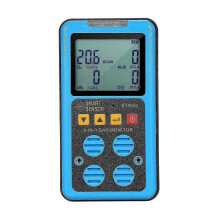 Détecteur de gaz 4 en 1 portable CO H2S O2 LEL avec alarme triple pour mines chantiers chimiques