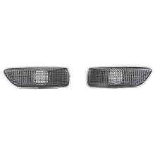 Coppia di indicatori di direzione laterali per parafanghi compatibili con Volvo S60 S80 V70 XC70 XC90 1999-2009, codice OE 30722641 30722642