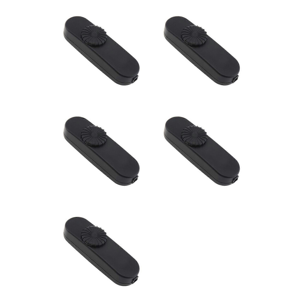Led Dimmer Switch 5 Pack 220V Full Range Rotary Inline For Led Cfl Halogen Incandescent Bulbs Table Floor Lamps Black 6966168172062