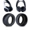 Replacement Ear Pads Cushions Compatible with PS5 Pulse 3D Headset Black PU Leather 1 Pair 1