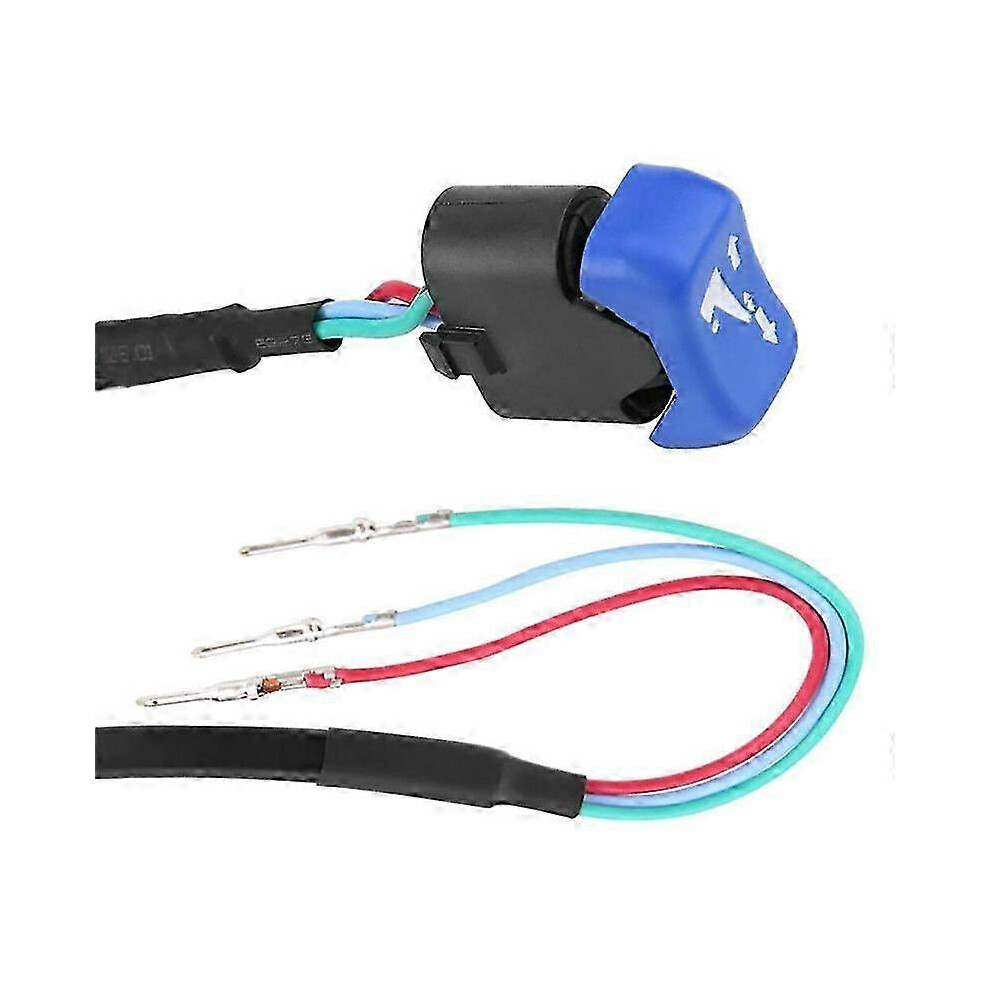 Power Trim Tilt Switch Assembly Kit Compatible With Evinrude Outboard 5006358 For Remote Control Box 41 Inch Cable Black/Blue 6966168172383