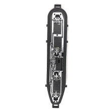 Printplaat achterlicht compatibel met Peugeot Partner Tepee en Citroen Berlingo 2012-2018, zwart, onderdeelnummer 9677205180 9677205080