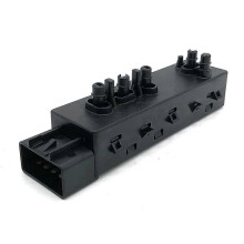Car Front Right Power Seat Switch Compatible with Mitsubishi Outlander 2.4L 3.0L 2014-2020 6922A008 Black ABS Material